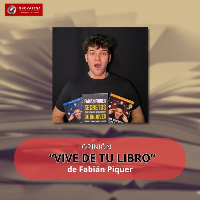 ÓPINIÓN DEL CURSO «VIVE DE TU LIBRO» DE FABIÁN PIQUER. ¿PUEDO GENERAR INGRESOS CON MIS LIBROS?